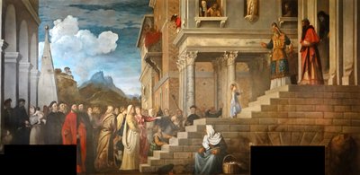 Presentazione della Vergine al Tempio da Tiziano Vecelli